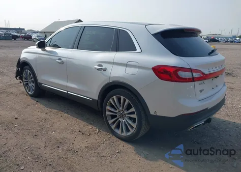 2016 Lincoln Mkx Reserve z USA, uszkodzony, nr VIN 2LMTJ8LP3GBL80980